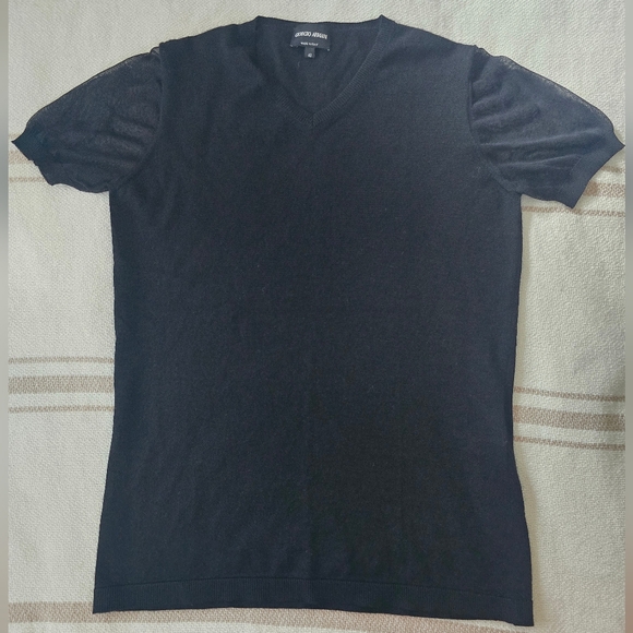 Armani Black Blouse - Picture 4 of 10